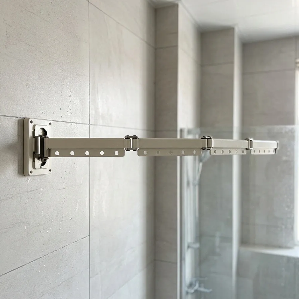 Portable Shower Divider Suction Shower Rod For Temporary Shower Area Waterproof Construction For Rental Apartments