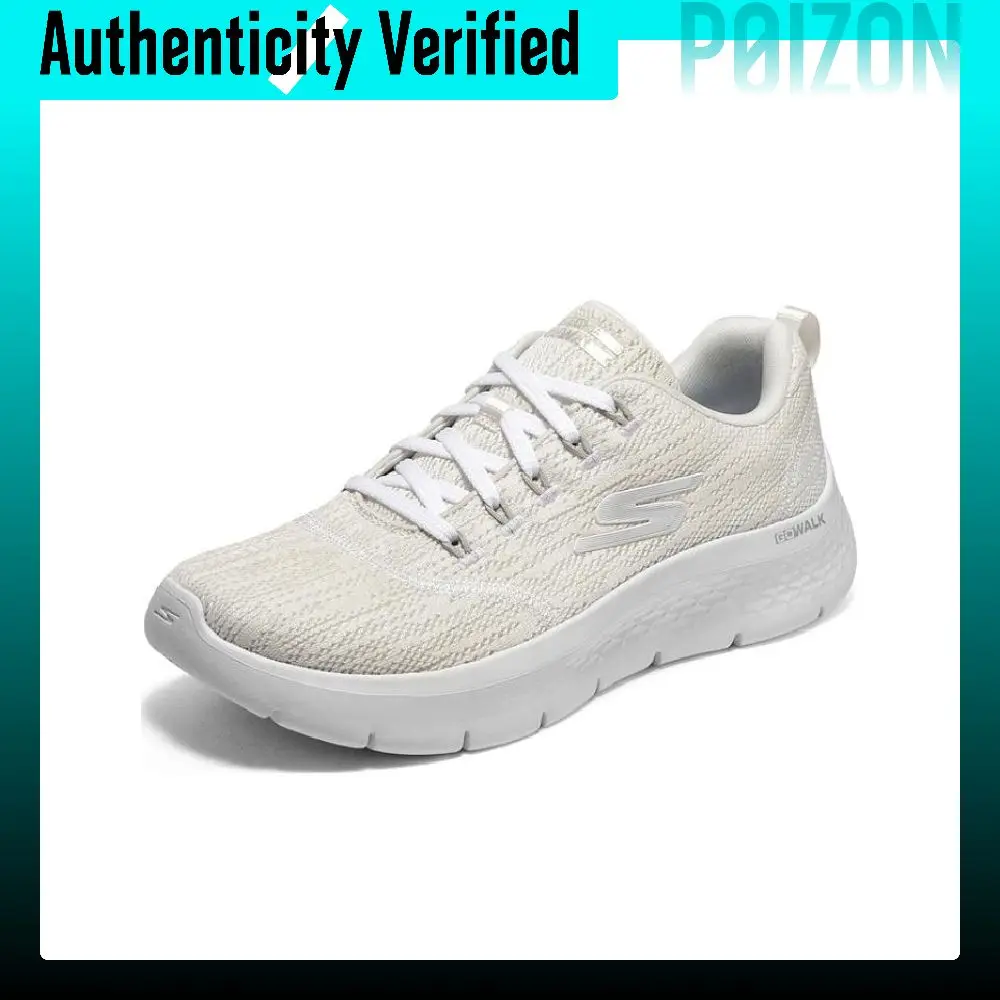 Skechers GO WALK Go Walk Fabric Low top Casual Shoes Women's White 124960-WSL view 3