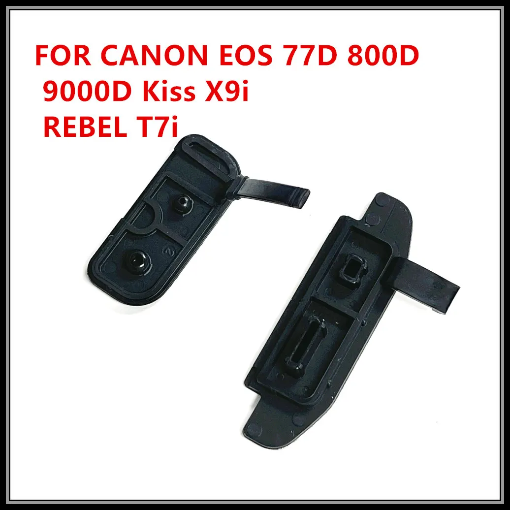 NEW Origianl   Interface Cap USB HDMI Rubber Cover For Canon EOS 77D 800D 9000D Kiss X9i  REBEL T7i Black MDHI Door