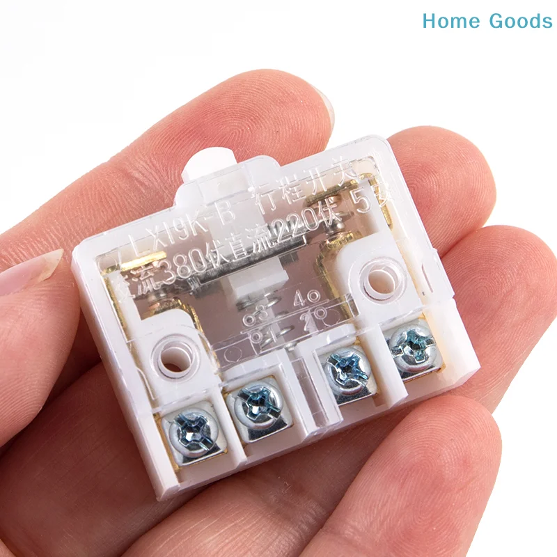 preferred1PC AC380V 5A Micro Switch Travel Switch Limit Switch LX19K-B Foot Switch Self Reset 120 Times/h Switch accessories
