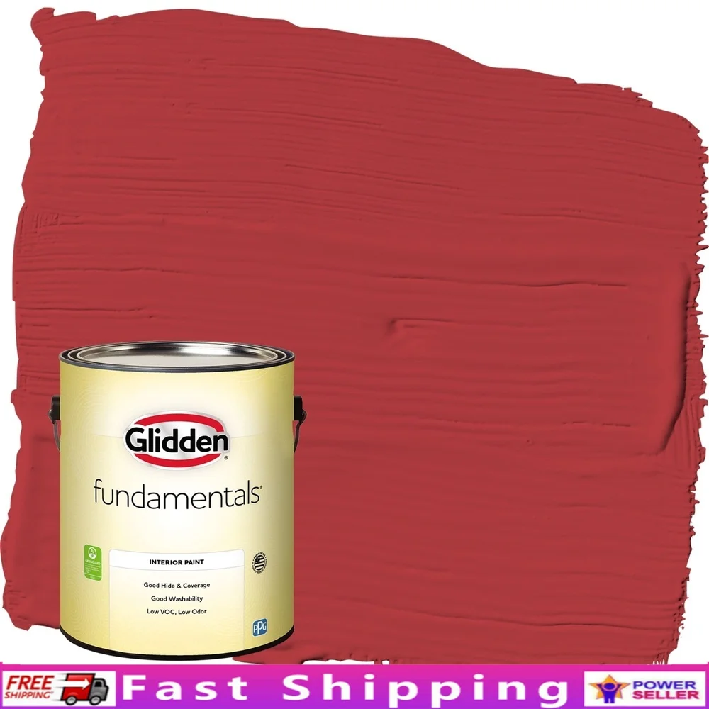 

Краска для интерьера, красный жеватель, 1 галлон, низкий запах, низкий VOC, хорошее покрытие, быстросохнущее, идеальные стены, отделка потолков