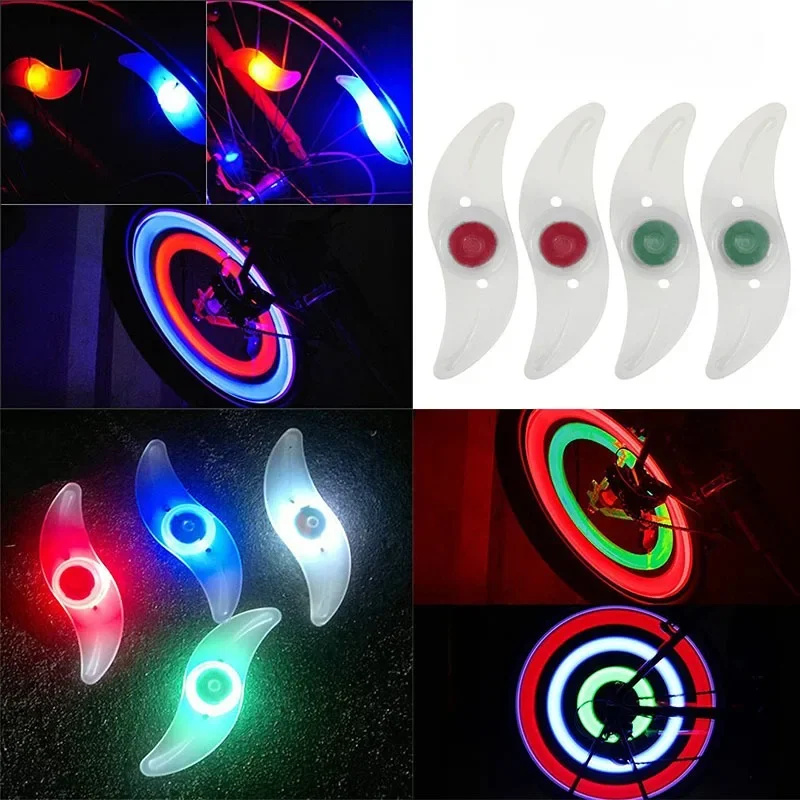 

Bicycle Wheel Spoke Light Mini LED Neon Bike Spoke Light 3 Lighting Mode Safety Warning Light Cycling Light Bicycle Accessories