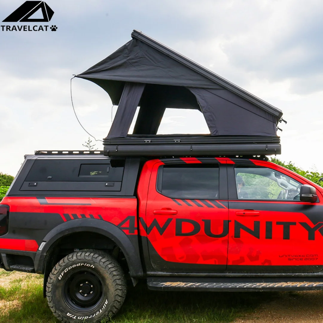 

Внедорожный автомобиль Pick up 4x4 Жесткая палатка на крыше Camper Раскладушка Намет на крыше с дождевиком Палатка на крыше с твердым корпусом