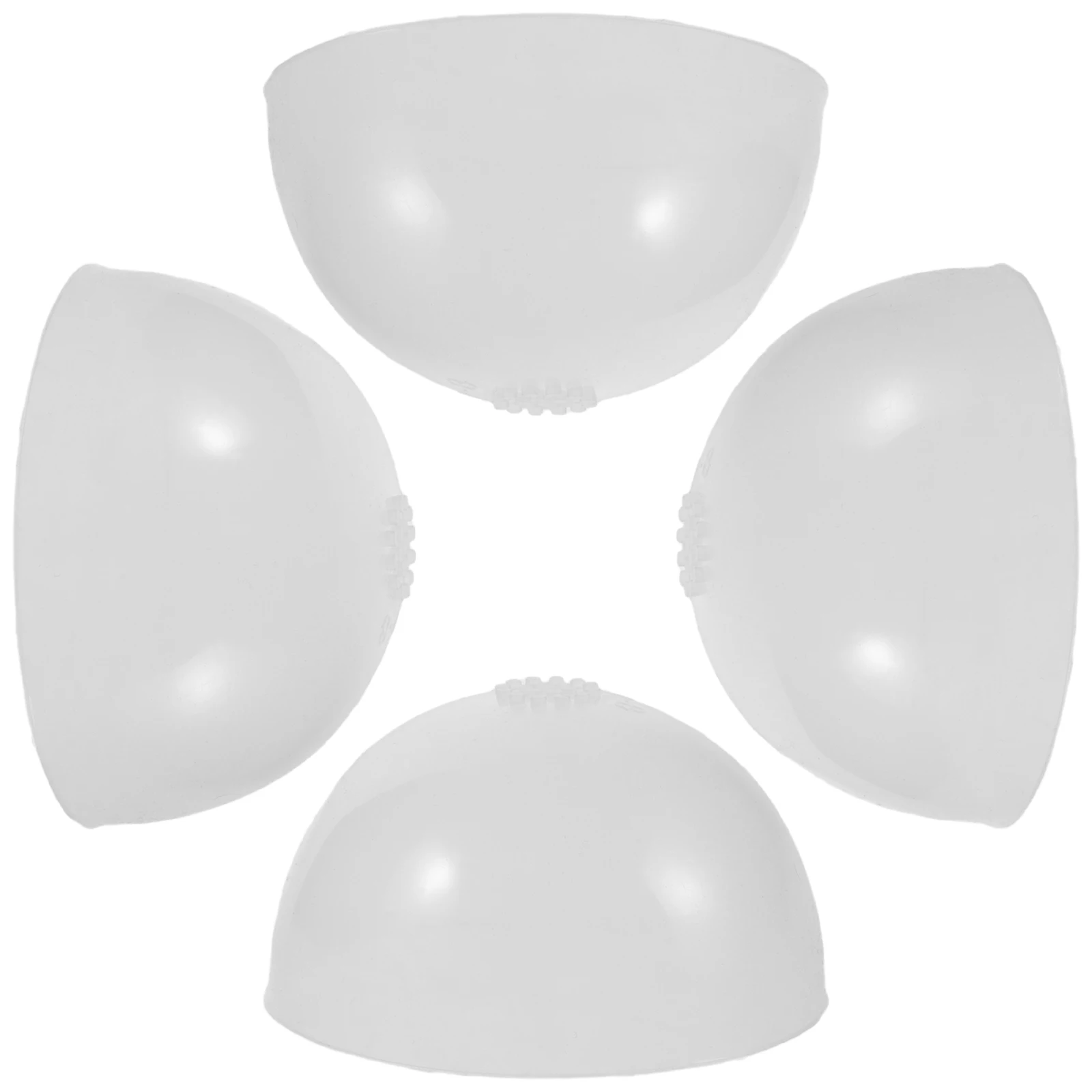 

4pcs Silicone -19Cm Anti Slip Hair Holder Soft Comfortable Easy Attachment Compatible With Various Styles For Diy