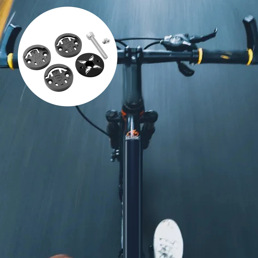 

Computer Mount Black Replacement Insert Kit Stopwatch Holder For Mountain Bike Stem Cap Adapter Bike Headset Mount