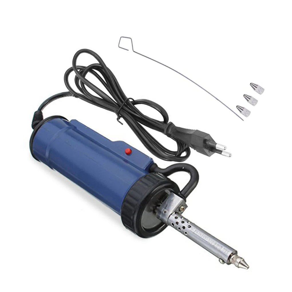 

Automatic Electric Vacuum Solder Insulative Desoldering Suction Device Circuit AC220V Sucker with Nozzles EU Plug