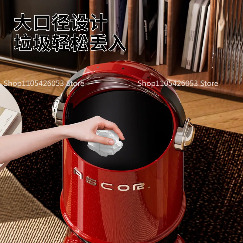 Living room trash can home 2025 new high-end clamshell large capacity kitchen bedroom bathroom high-value idea