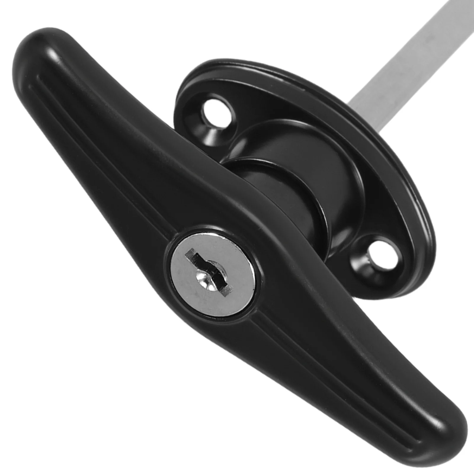 T-Typ-Griffschloss für Garagentor, robuste Zinklegierung, sicherer langer Schaft für die Aufbewahrung im Freien, Schuppen, Spielhaus, Hühnertraktor