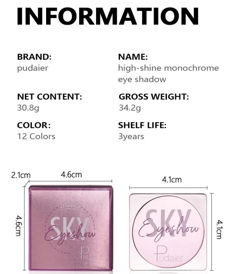 Free Shiping Shimmer Glitter Highlighter Cream Eye Shadow Makeup Silkworm Gold Face Contour Bronzer Brighten Highlight Eyeshadow