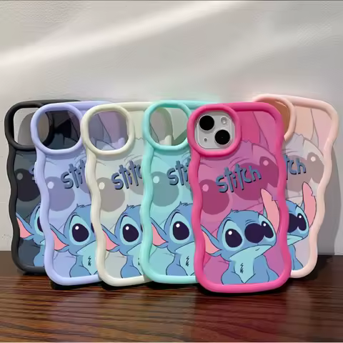 Blue Stitch Phone Case For Samsung Galaxy S25 S24 S23 S22 Ultra Plus S21 S20 FE A55 A16 A15 A36 A35 A06 A54 A25 A05 A06 Cover