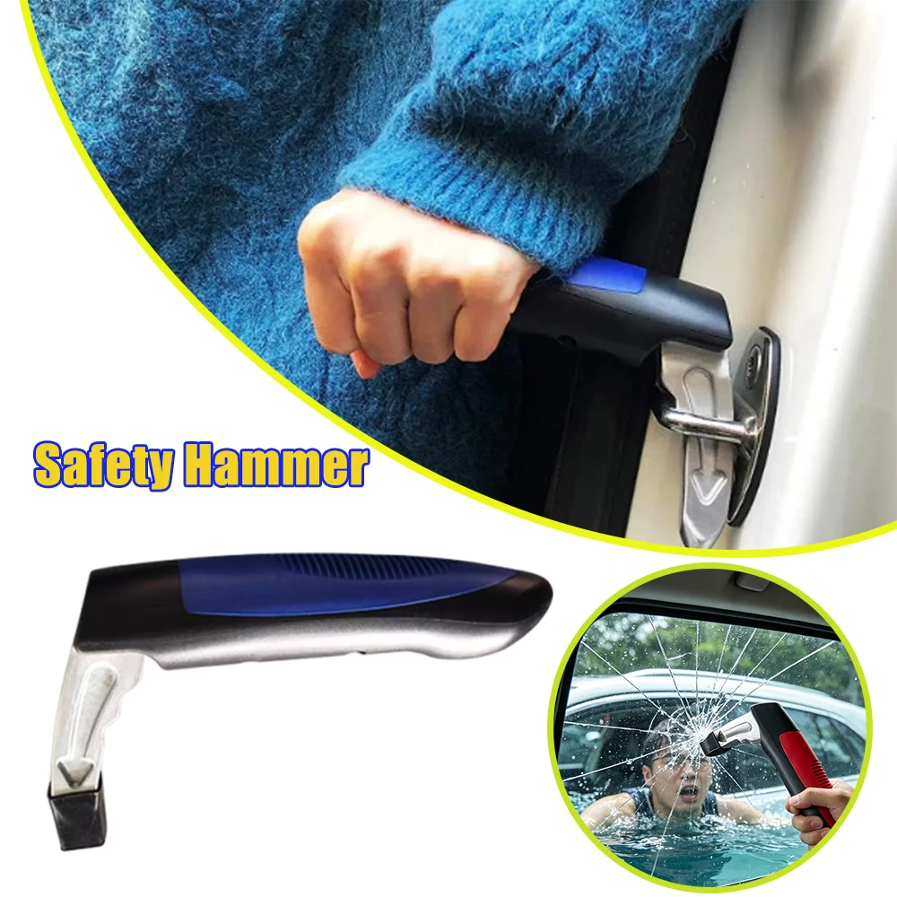 Vehicle Life Saving Survival Kit Car Door Armrest Safety Hammer Emergency Escape Tool Window Breaker Seat Belt Cutter Essential