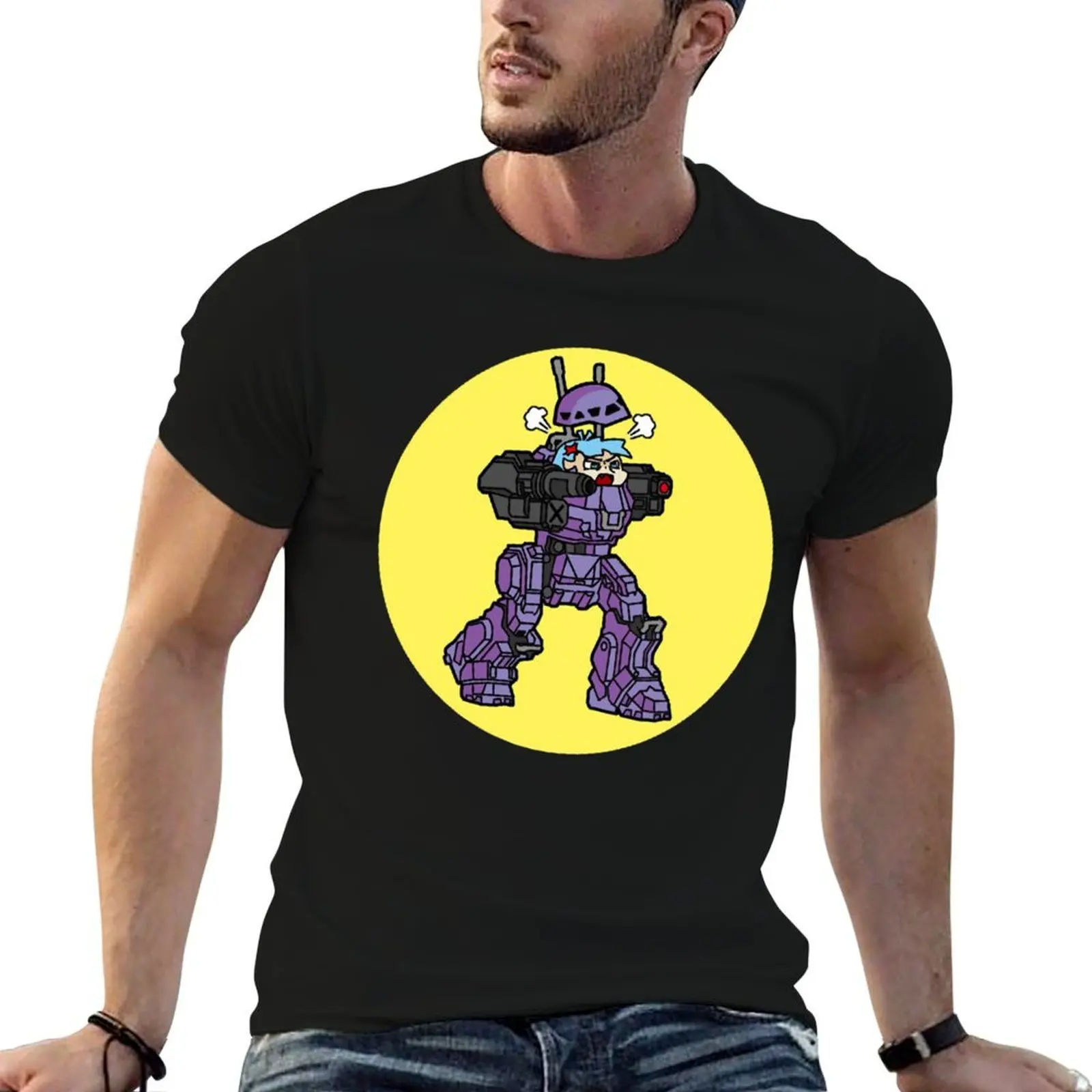 

Angry Trashcan Urbanmech T-Shirt t shirt personalised anime tshirt man graphic t shirt T-shirt