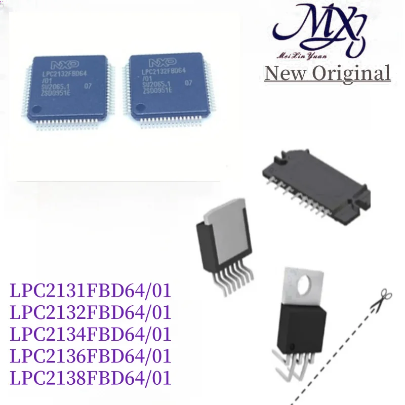 MXY LPC2131FBD64/01 LPC2132FBD64/01 LPC2134FBD64/01 LPC2136FBD64/01 LPC2138FBD64/01 IC Chip 64-LQFP microcontroller New original