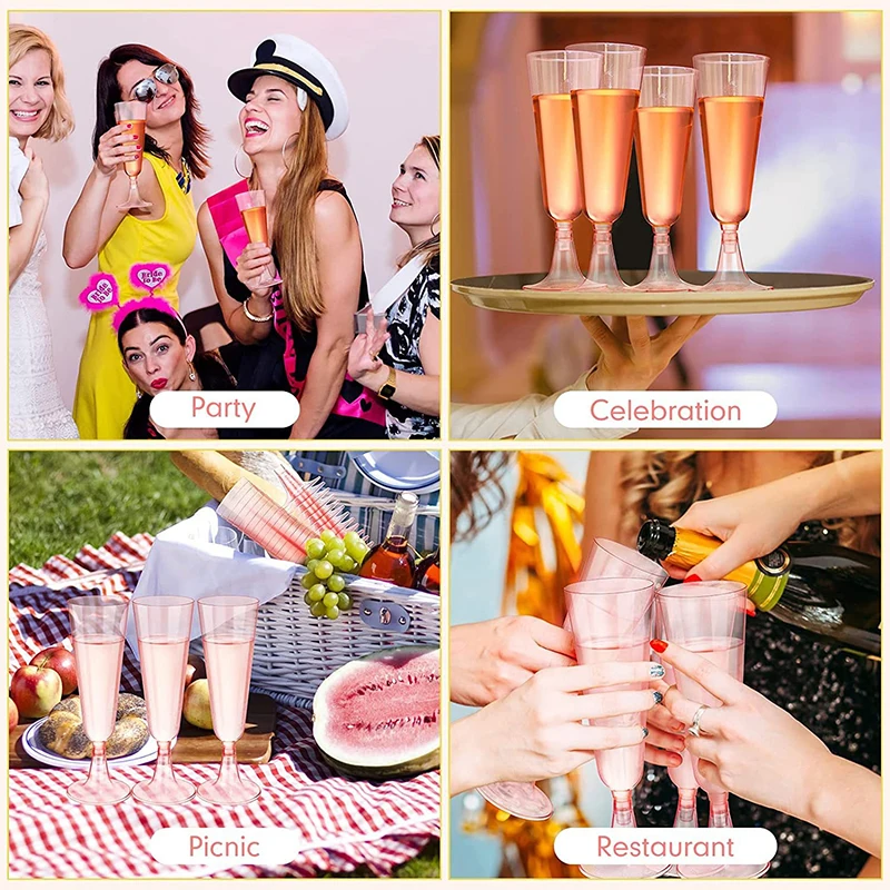 10 Stuks Roze Champagne Beker - Wedding Fountain recensie en prijs