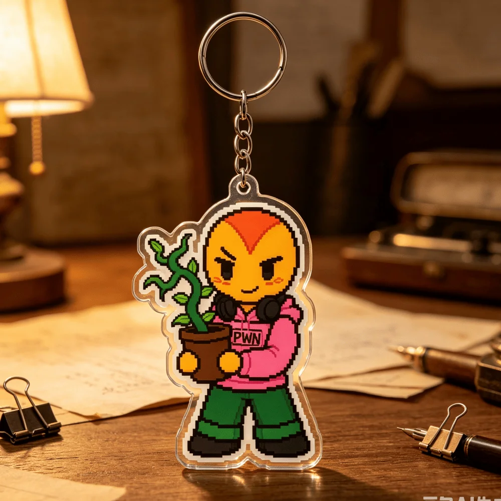 for Block Tales Griefer Builder Game Peripheral Acrylic Keychain Exquisite Festival Gift Backpack Accessories Cute Ornament