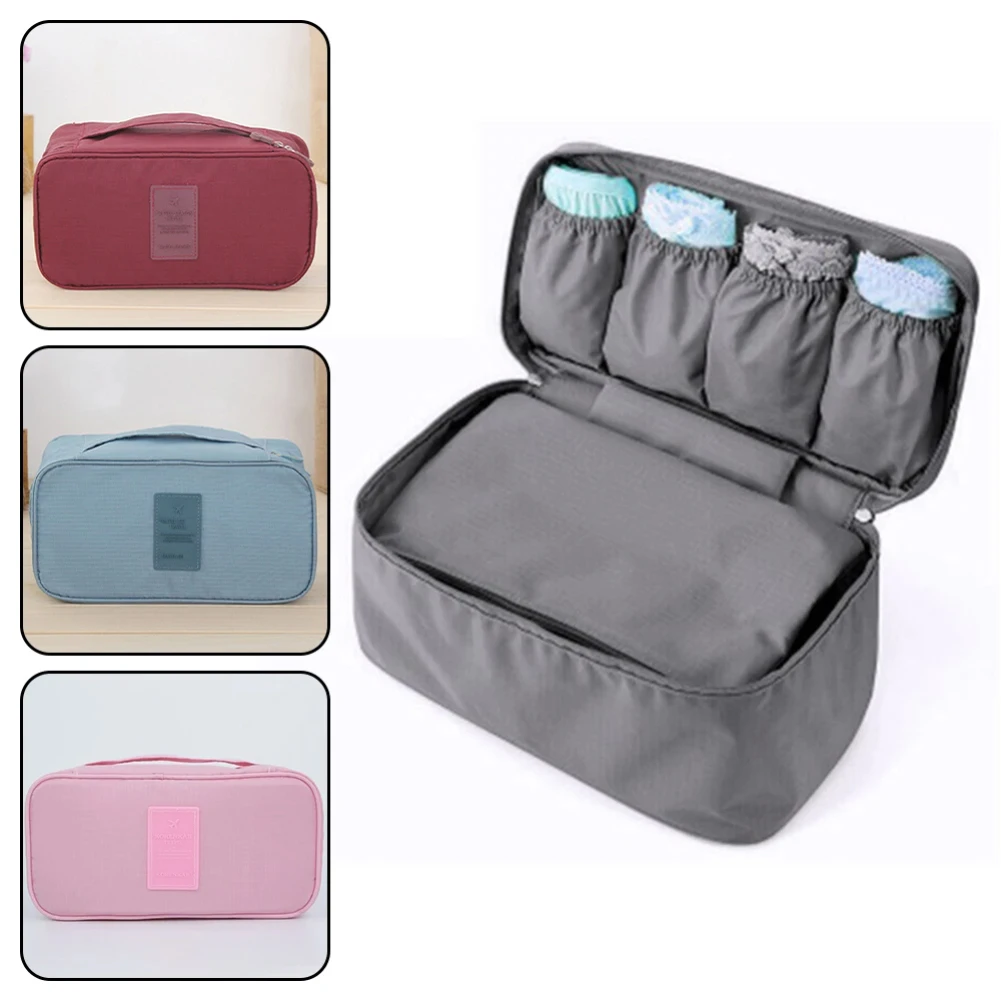 

1PC Multifunctional Underwear Organizer Bag Portable Travel Toiletries And Toiletries Organizer Bag