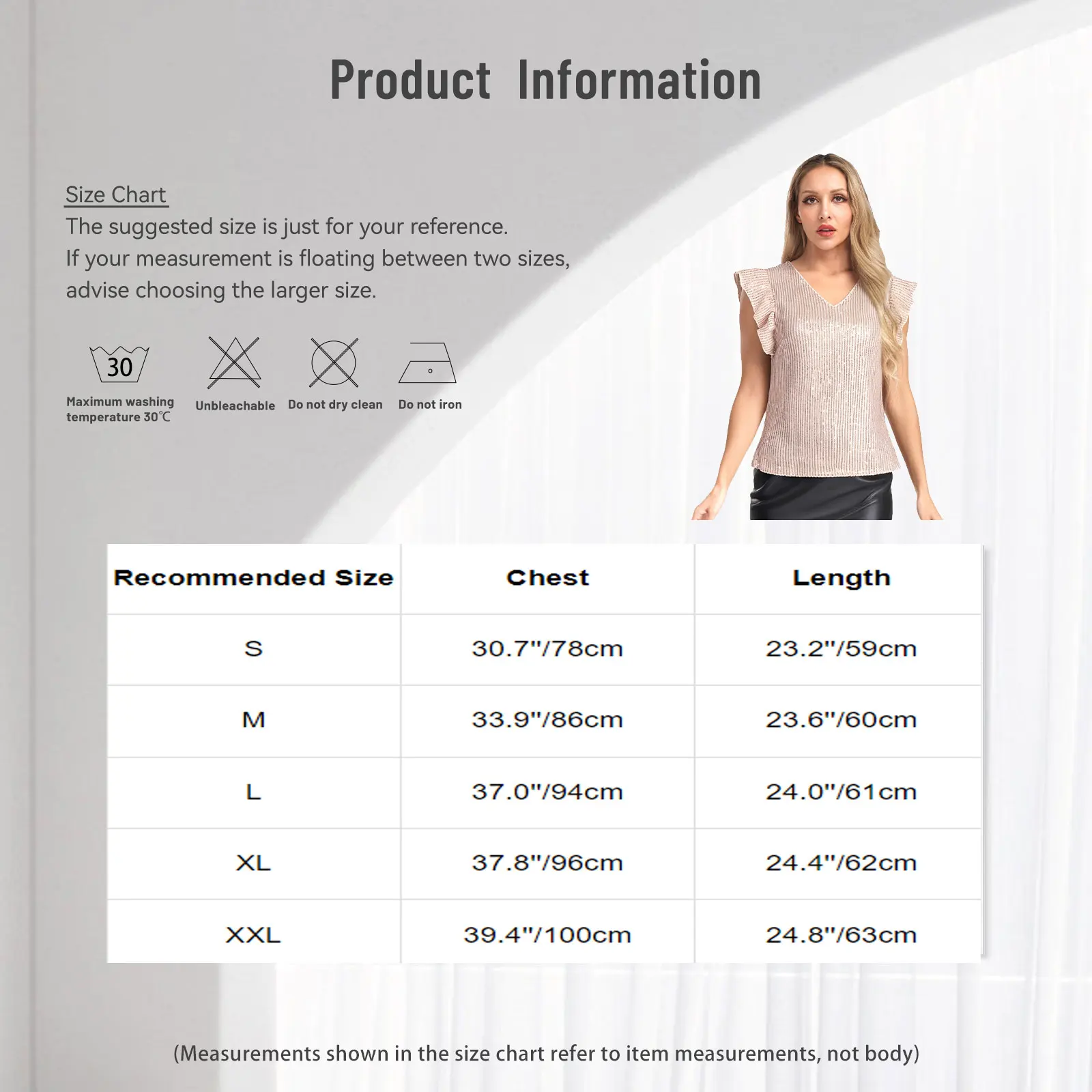 女性キラキラスパンコール Tシャツ 裏地付き 光沢のある V ネック フライスリーブ プルオーバー ブラウス シャツ タンクトップ カジュアル デイリー パーティー クラブ用