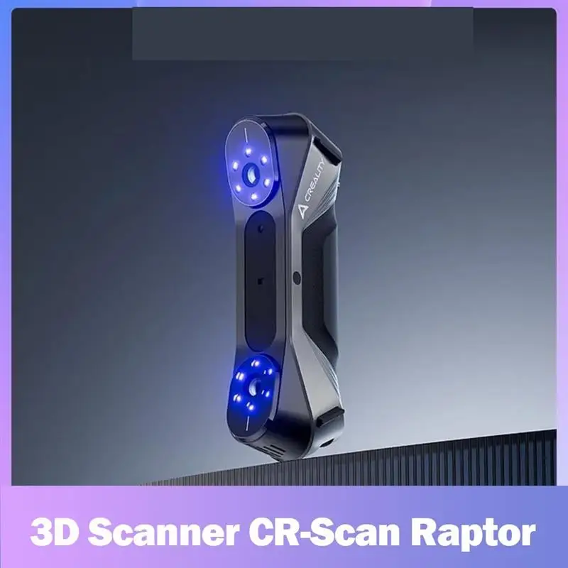 Top! 3D Scanner CR-Scan Raptor 3D Printing Handheld Scan 0.02 mm Accuracy 60fps Scanning Speed Hybrid Blue Laser & NIR