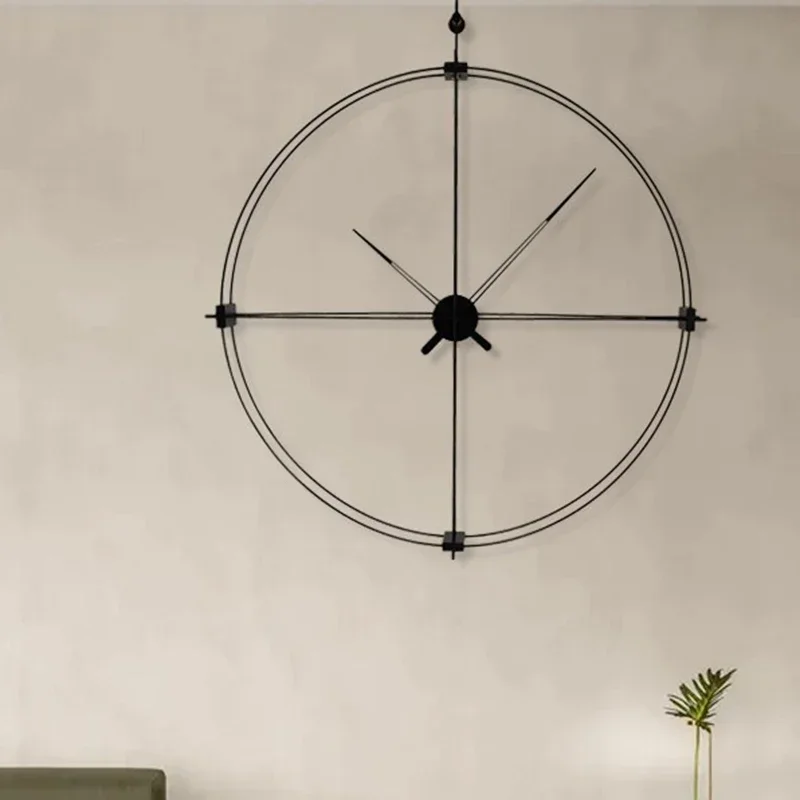 

Art Mural Wall Clocks Modern Minimalist Round Fashion Aesthetic Wall Watch Nordic Silent Reloj De Pared Ornaments Home Decor