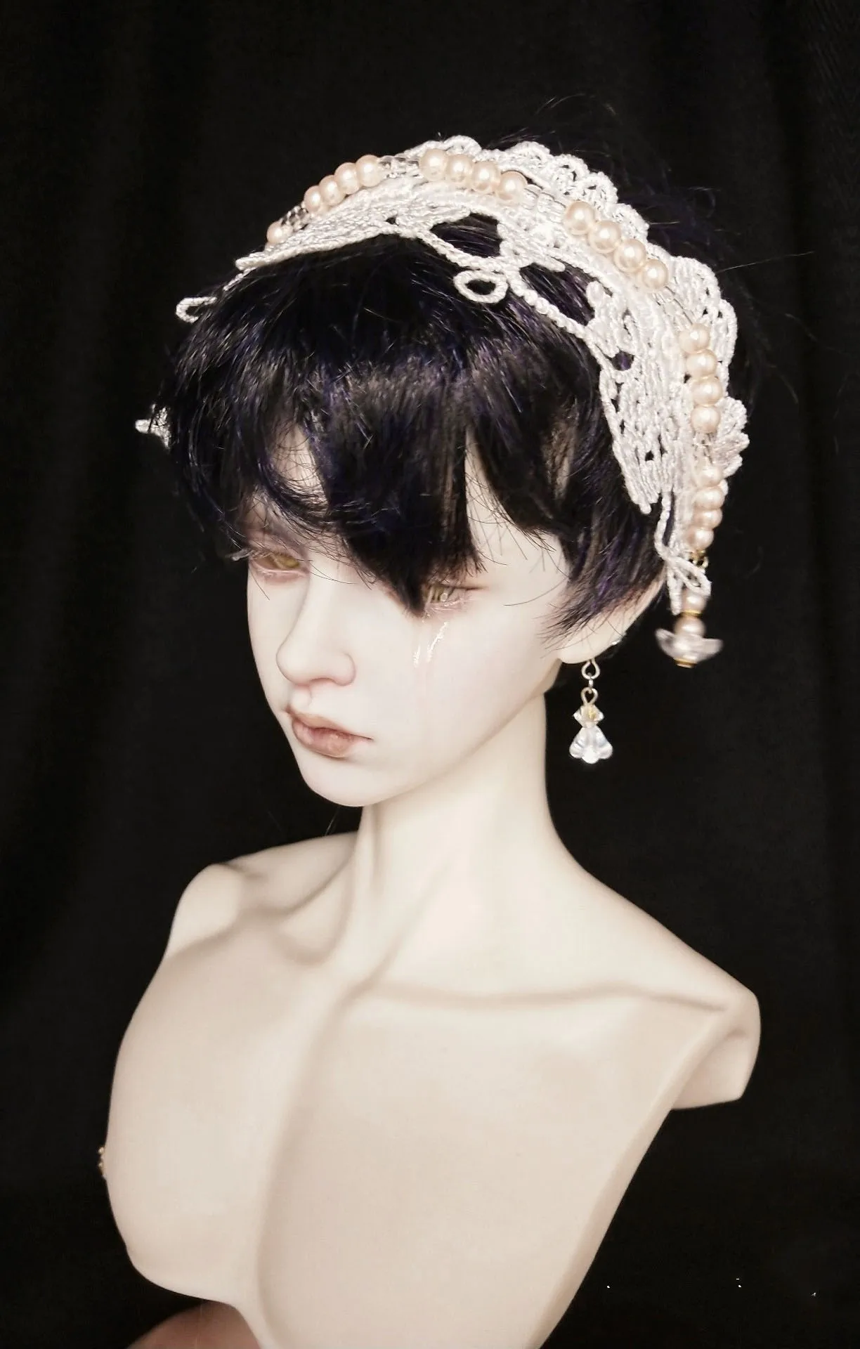 

1/3 BJD Doll Toys Tiara, 68CM 75CM 70CM Uncle Size Big Girl Universal Neck Beaded Headband 1 Piece