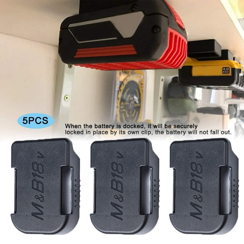 5/10pcs for Makita 18V Battery Fixing Devices Battery Mounts Storage Rack Stand Holder for Makita BL1860B BL1850B BL1860 BL1850