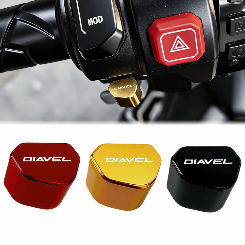 

For DUCATI Diavel XDiavel 1260s DX 1260 2020-2026 Motorcycle turn signal switch button modification turn key cap Accessories