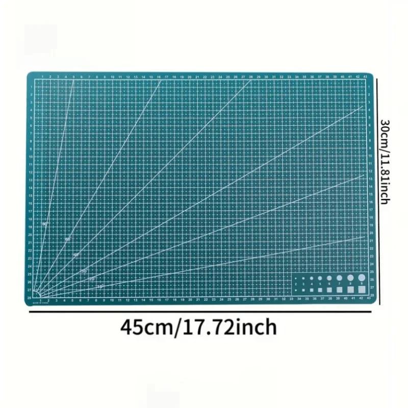 A3 PVC Cutting Mat Single Side for Patchwork Sewing DIY Knife Engraving Leather Workbench Pad - Manual Cutting Board