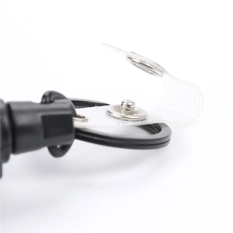 A53M-Retractable Badge Reel, Locking Carabiner & Rear Belt Clip, ID Badge & Key Holder