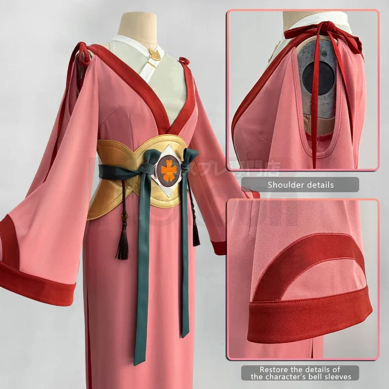HOLOUN Anime Haruno Sakura Cosplay Costume Dress Daily Wear Cos Convention Halloween Christmas Gift