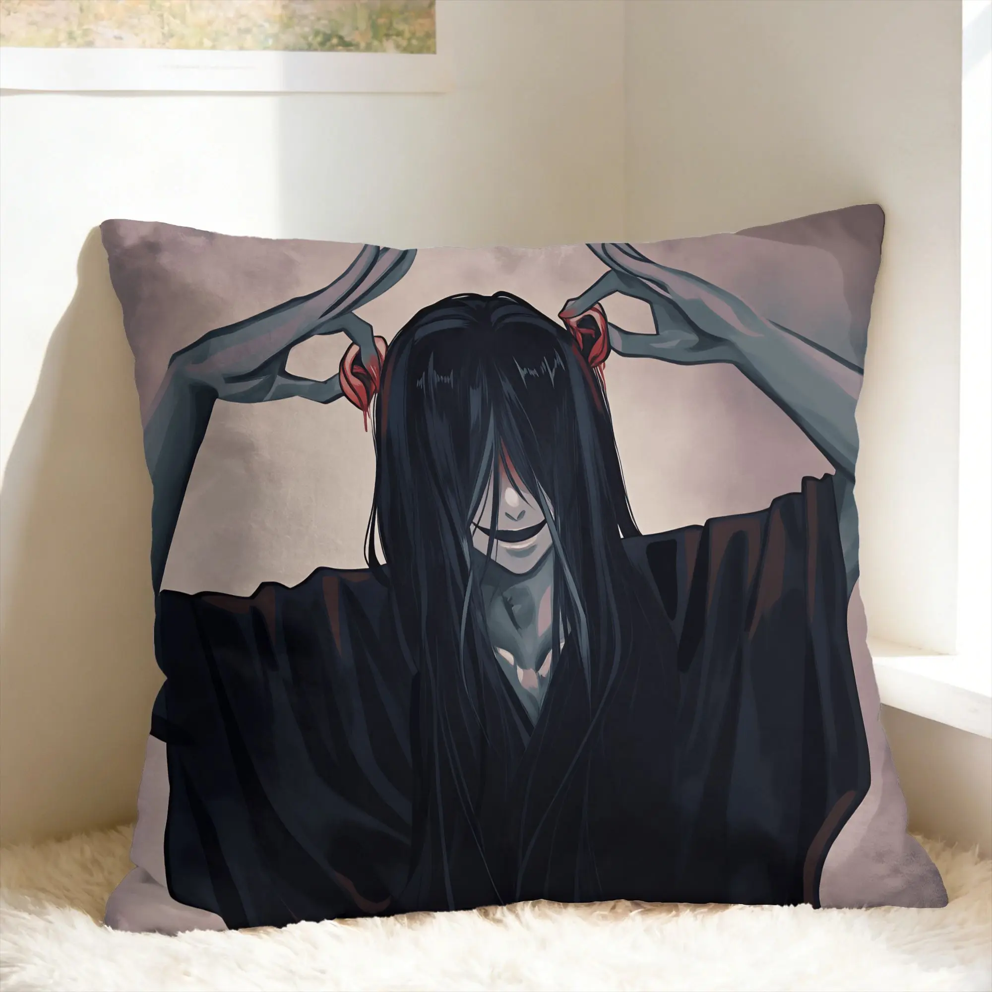 H-Homicipher Mr Crawling Pillow Cover  Cute Funny Pillow Case For Sofa Home Decor Comfy Pillowcases Birthday Present