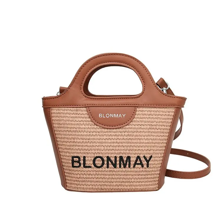 

Лето 2025 г., тканая сумка, индивидуальная богемная сумка на плечо, дизайн из хлопковой веревки с подвеской в виде буквы для музыкального фестиваля/мидовой прогулки