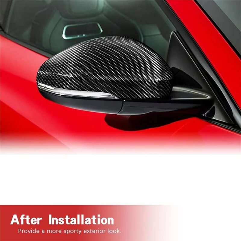 

Carbon Fiber Rearview Mirror Cover For Jaguar F-Type 2013-2020 Door Side Mirror Cover Trim Exterior Accessories