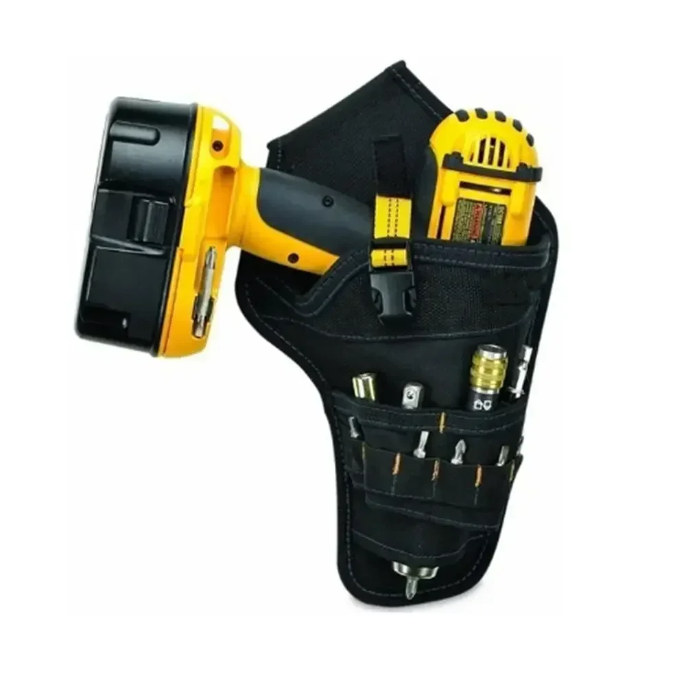 Portátil Cordless Drill Belt para eletricista, Heavy Duty Holster, Pocket Tool, Bag, Professional Chuck armazenamento