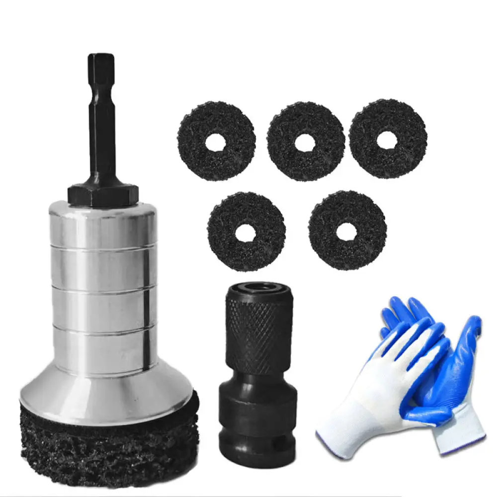 Automotive Maintenance Tool Wheel Hub Grinding Head Brake Disc Rust Remover Professional Cleaning Accessory Polishing Device