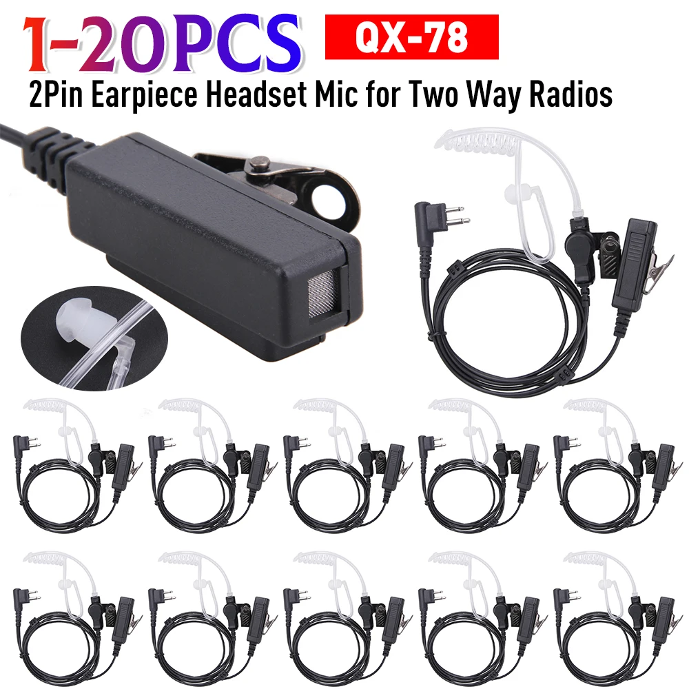 2Pin Tube Earpiece …