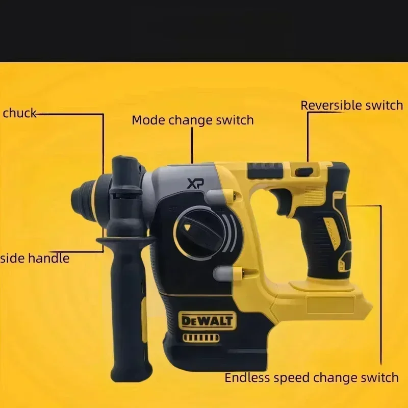 DEWALT جديد 18 فولت/20 فولت ماكس SDS PLUS L مثقاب طرق دوارة بدون فرش أداة المطارق اللاسلكية فقط (توزيع عشوائي)