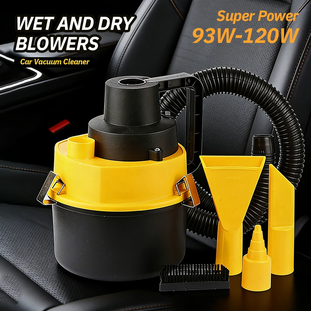 

12 В автомобильный пылесос для влажной и сухой уборки портативный канистра вакуумный мини-инструмент для чистки с мощным двигателем для уборки салона автомобиля