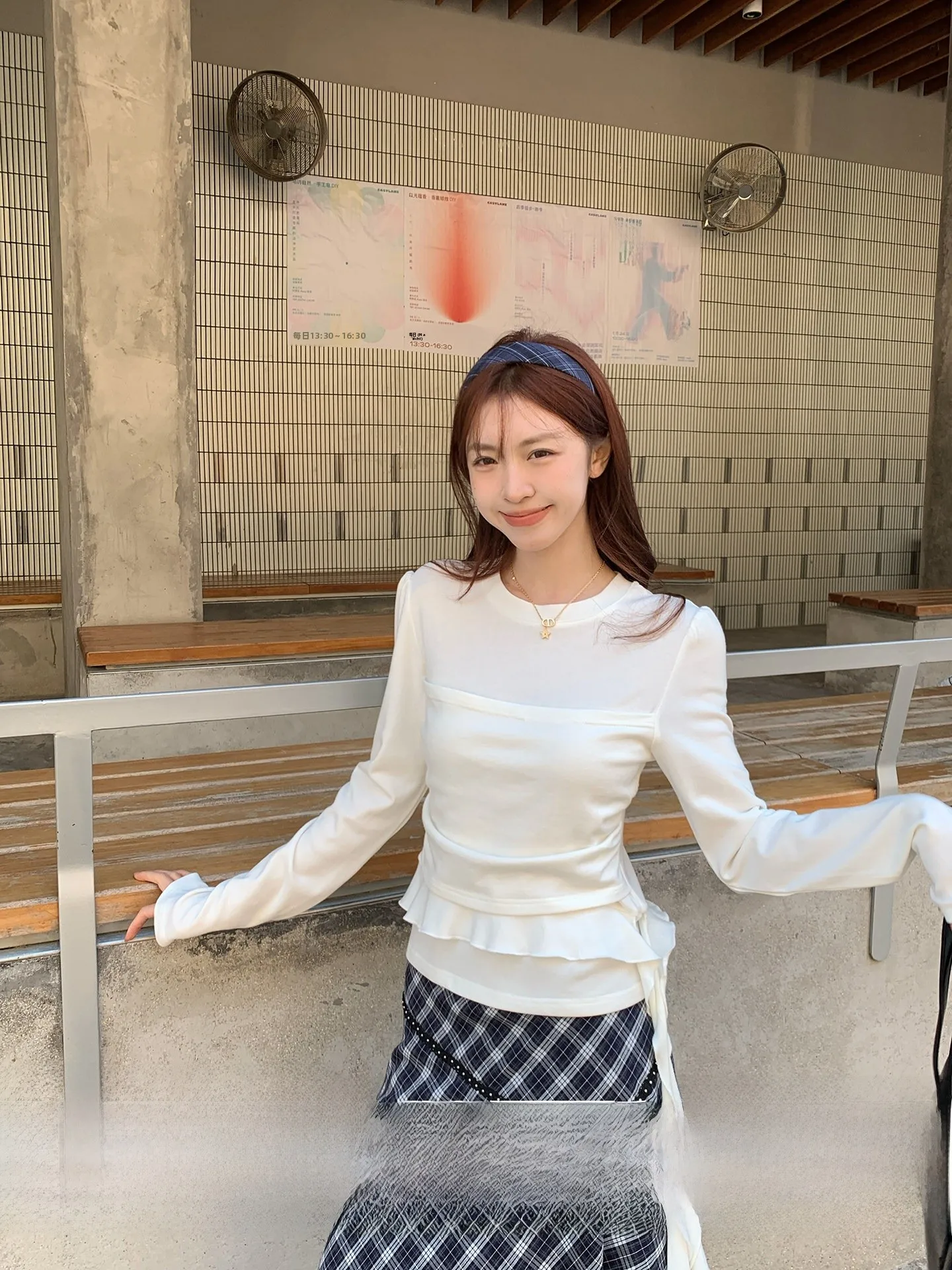 

Футболка Morning Bloom Irregular T-shirt в корейском стиле, облегающая, с длинными рукавами, мягкая, удобная, для весны и лета, повседневная, с низкой талией