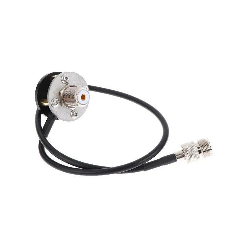 Support de montage d'antenne pour trépied fileté de 1/4 pouces, Base d'antenne Portable pour tuyau M, pièces d'analyse de mesure UV + ondes courtes