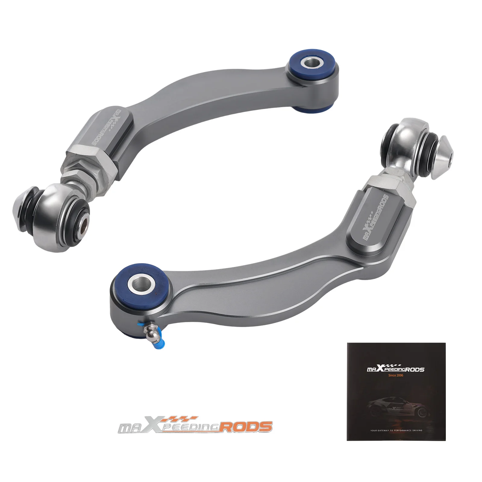 Rear +/-3 Degree Aluminum Alignment Camber Arms for Ford Mustang S550 2015-2024