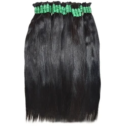 100% menschliches Haar Bulk Cabelo Humano kein Schuss unverarbeitetes vietnam esisches menschliches Haar 10a 18-30 Zoll Haar Bulk Flechten glattes Haar