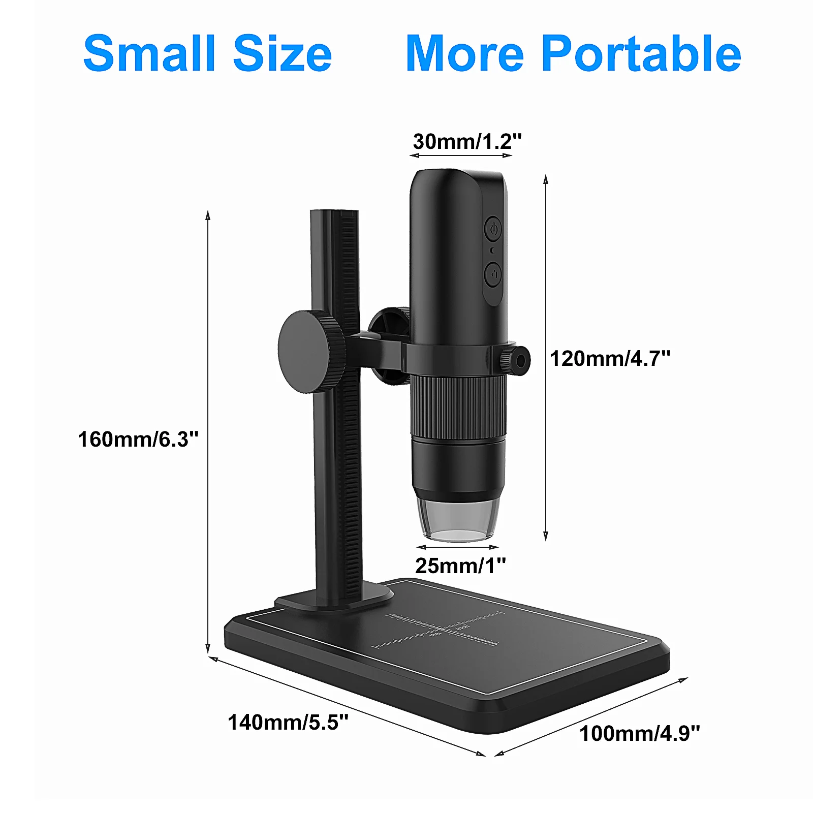 Digital Microscope Professional USB With 8 LEDS Endoscope 1600X Zoom Camera Magnifier For Cell Phone PC Coin Soldering Tools