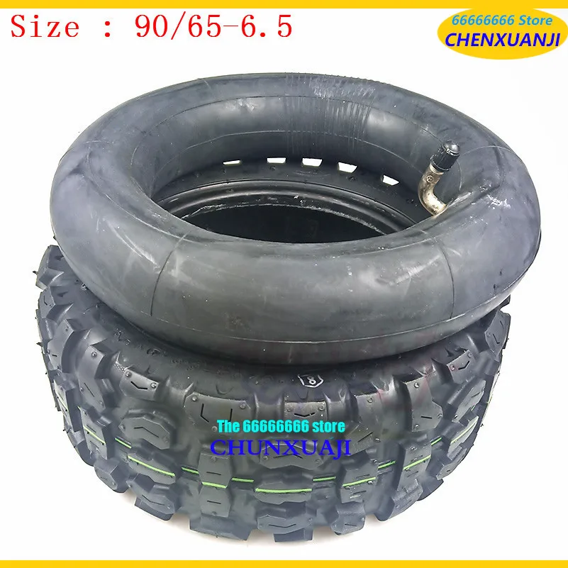 CST 90/65-6.5 11 Inch Pneumatic Tyre Tubeless Tire with Inner Tube for Dualtron Ultra Speedual Plus Zero 11x Electric Scooters