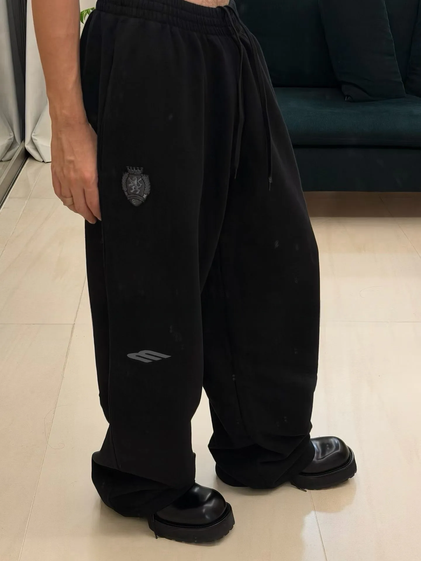 

Флисовые спортивные брюки BMC Football Series 3b с принтом, свободного кроя, в стиле baggy.