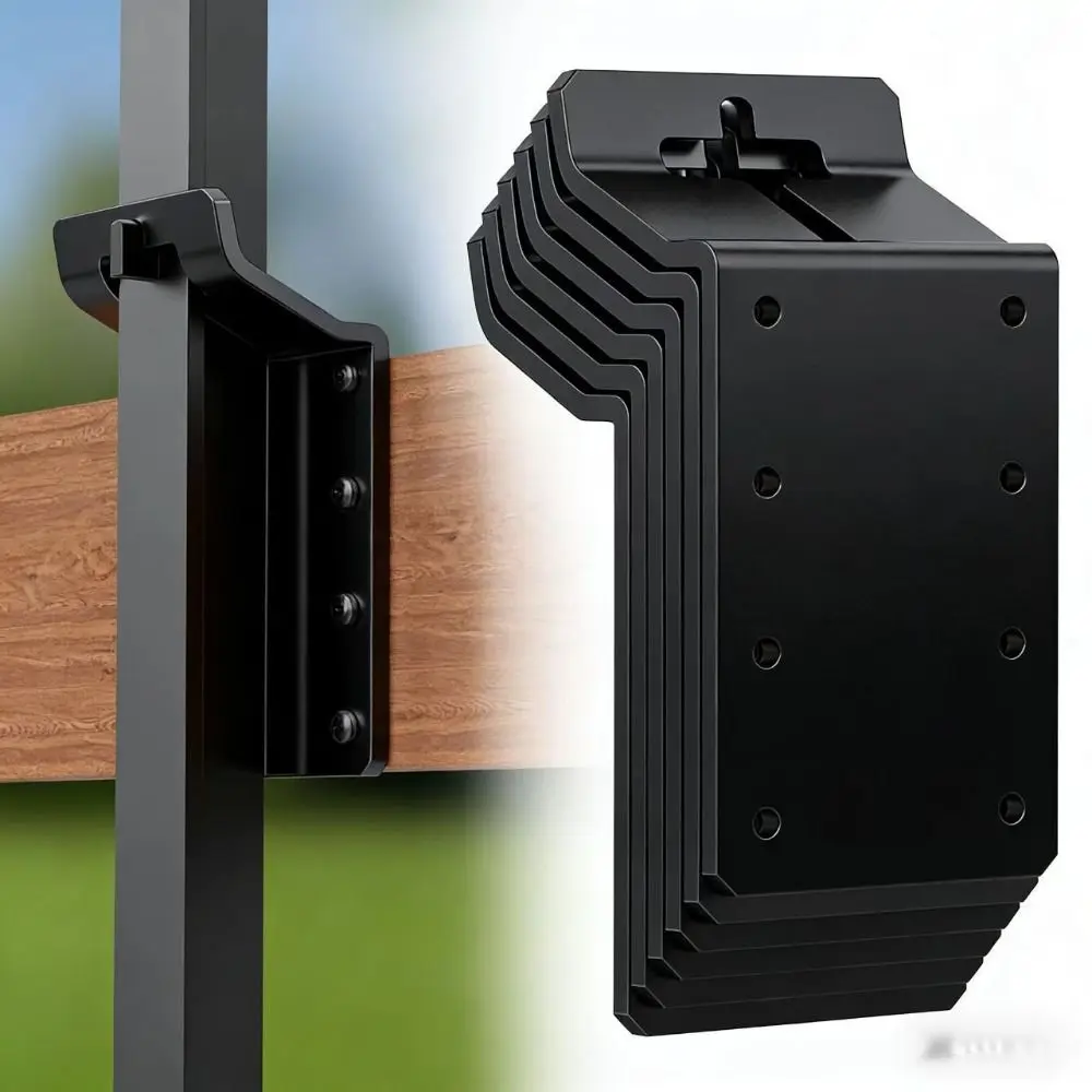 

Sturdy 3 Inch T-Post Mounting Bracket Sleek and Minimalist Design Support Vertical Mounting Bracket Convenient Weather Resistant