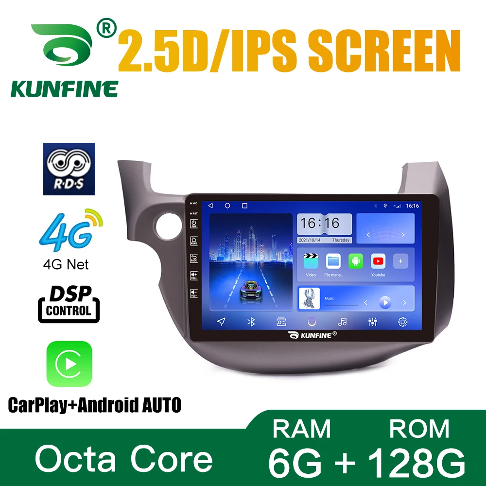 

Android 10.0 Octa Core Car DVD GPS Navigation Player Deckless Car Stereo for Honda Fit 2007-2014 LHD/RHD Radio Headunit Wifi