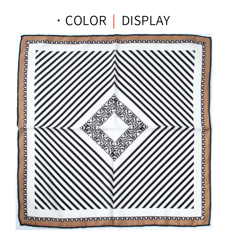 

Elegant 30% Silk 70% Wool Scarf Minimalist Geometric Art Print Women Square Scarf Perfect Luxury Gift for Birthday Mother's Day