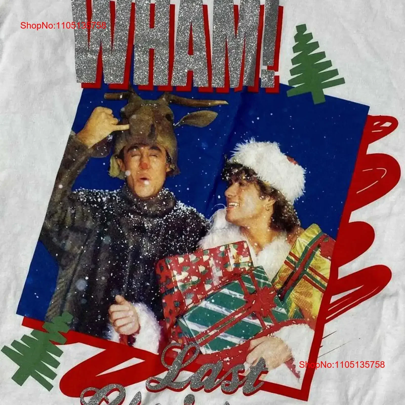 Wham Last Christmas تي شيرت للرجال والنساء جميع المقاسات S 234XL ZL426 قميص ناعم مغسول عتيق للارتداء اليومي أوم أنيق