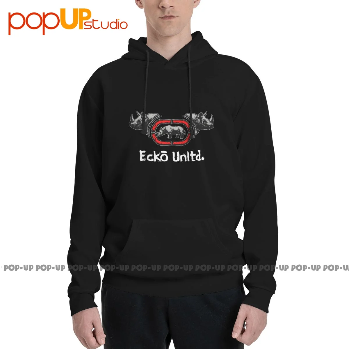 Ecko Unltd Rhino Hoodie Sweatshirts Hoodies Top Unisex All-Match Streetwear