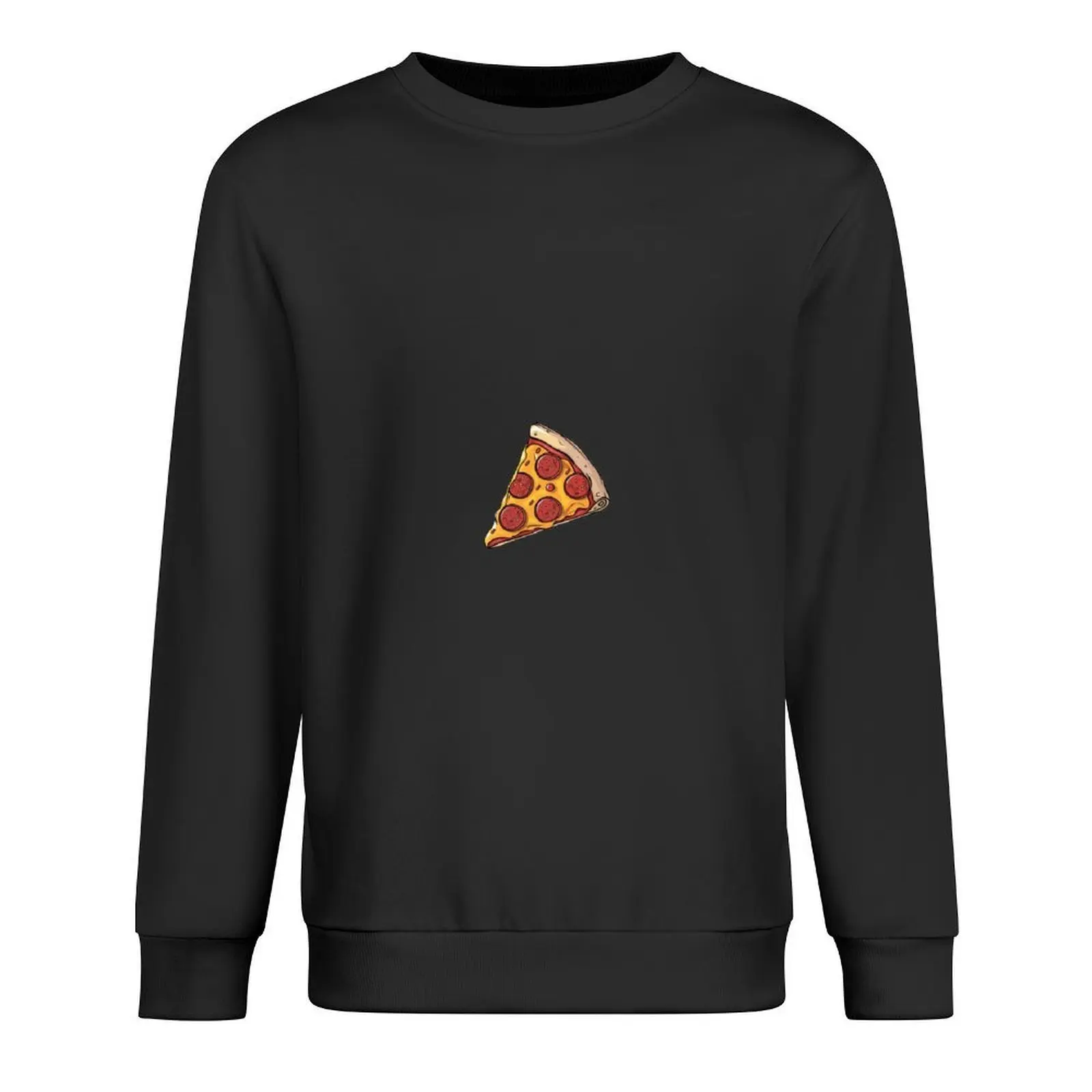 

Colourful Digital Cartoon of a Pizza Slice Pullover korean autumn clothes autumn anime clothes men's sweatshirts